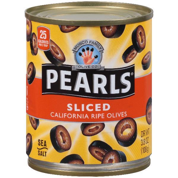 Olives Sliced Black 3.8 Ounce Size - 12 Per Case.
