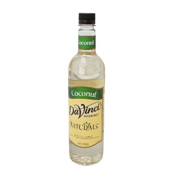 Davinci Gourmet Syrup Natural Coconut 750 ML - 4 Per Case.