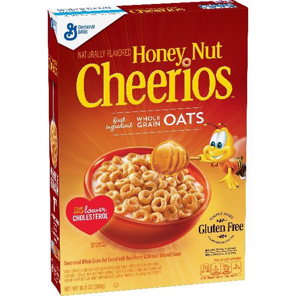 Honey Nut Cheerios™ Cereal Box 10.8 Ounce Size - 12 Per Case.