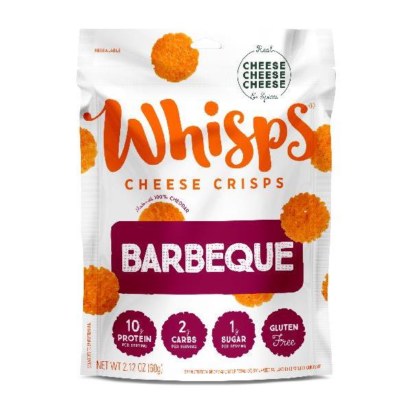 Whisps Barbecue Crisps 2.12 Ounce Size - 12 Per Case.