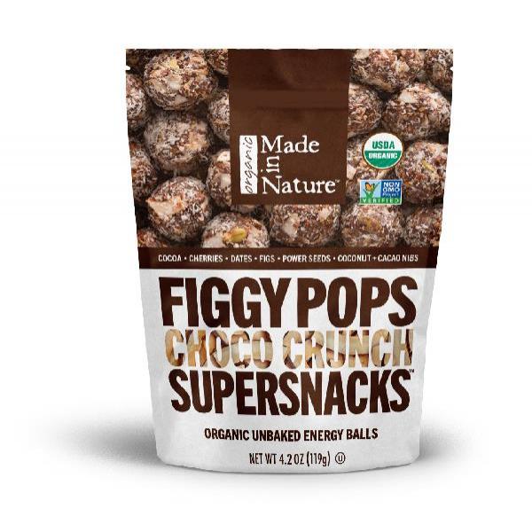 Made In Nature Fig Bar Chocolate Crunch 4.2 Ounce Size - 6 Per Case.