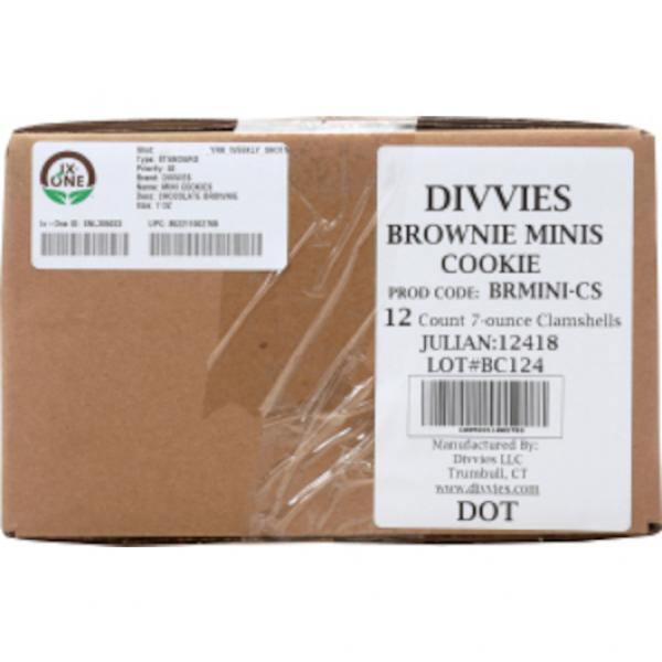 Mini Brownie Cookies 6 Ounce Size - 12 Per Case.