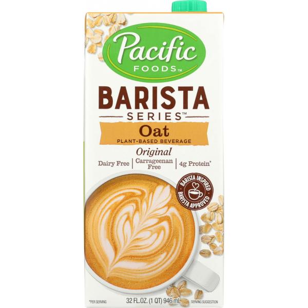 Pacific Foods Barista Series Oat OriginalPack 32 Fluid Ounce - 12 Per Case.