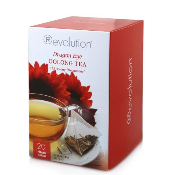 Revolution Tea Tea Dragon Eye Oolong 20 Count Packs - 6 Per Case.