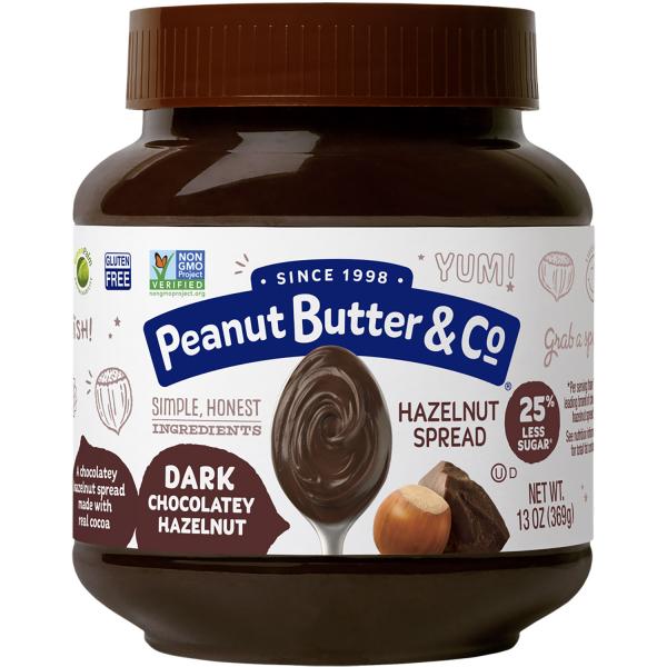 Pb&co Dark Chocolate Hazelnut Spread X13 Ounce Size - 6 Per Case.
