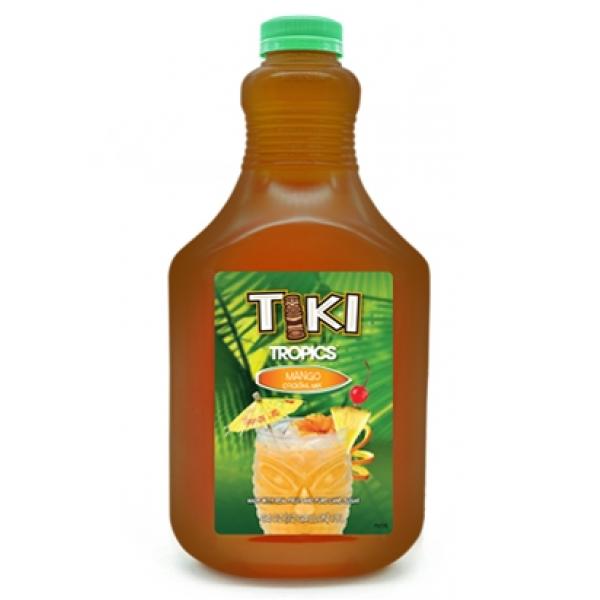 Tiki Tropics Mango Cocktail Mixer 64 Fluid Ounce - 6 Per Case.
