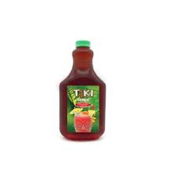 Tiki Tropics Strawberry Cocktail Mixer 64 Fluid Ounce - 6 Per Case.
