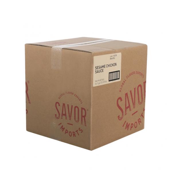 Savor Imports Sesame Chicken Sauce 1 Gallon - 4 Per Case.