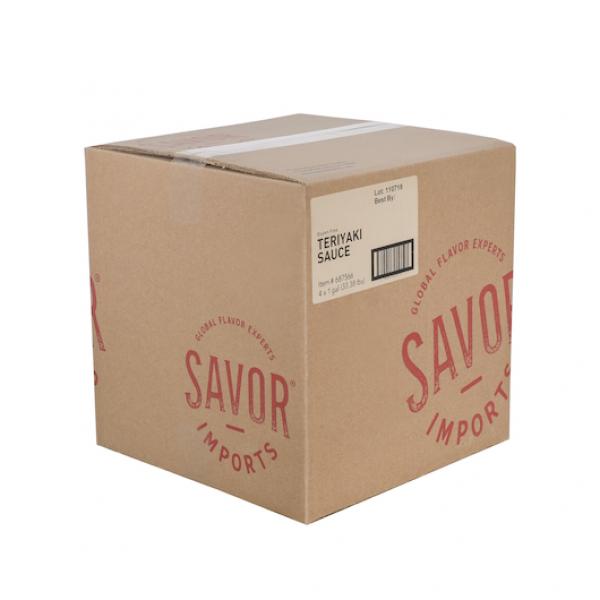 Savor Imports Teriyaki Sauce Gluten Free Gallon 1 Gallon - 4 Per Case.