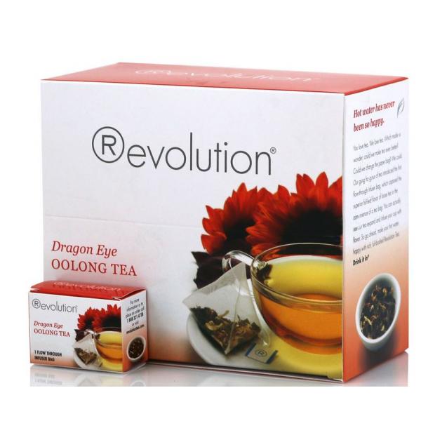 Revolution Tea Dragon Eye Oolong Tea 2.12 Ounce Size - 4 Per Case.