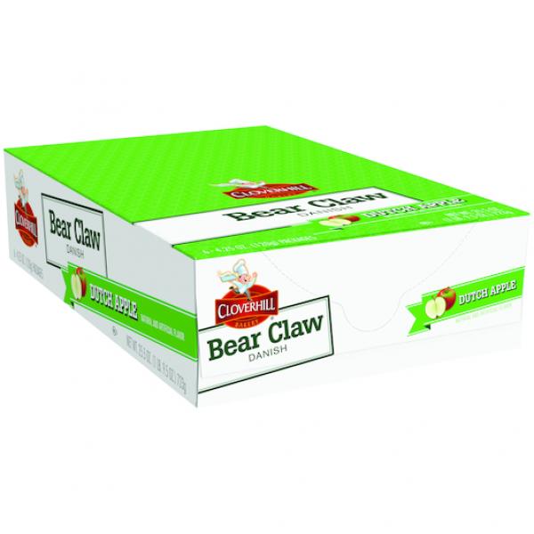 Cloverhill Apple Claw Single Serve Freeze Onarrival 4.25 Ounce Size - 36 Per Case.