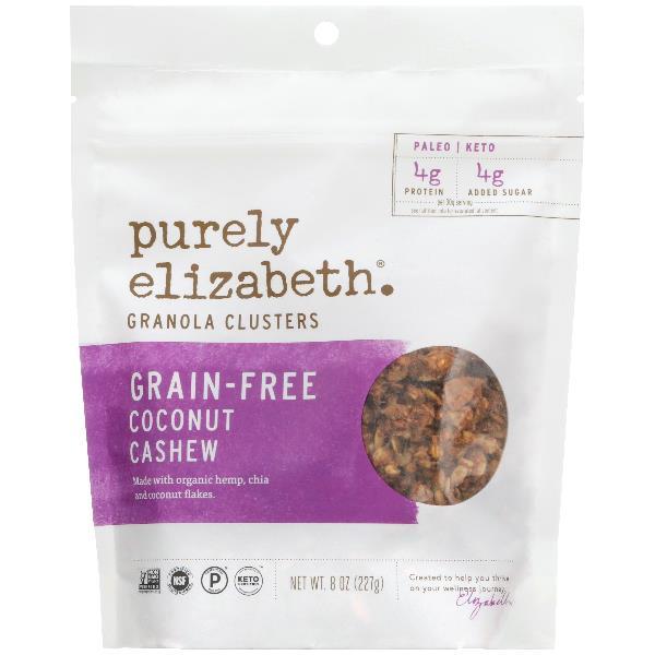 Purely Elizabeth Coconut Granola Grain Free 8 Ounce Size - 6 Per Case.