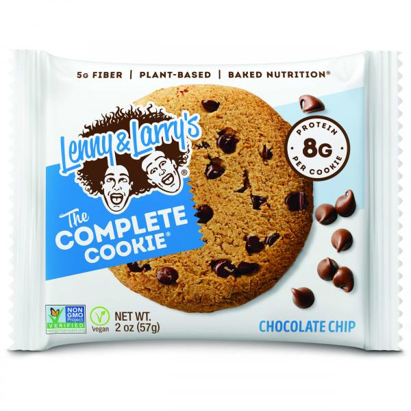 Lenny & Larry's Complete Cookie Complete Chocolate Chip Cookie 2 Ounce 6-12-1 Each 6-12-each