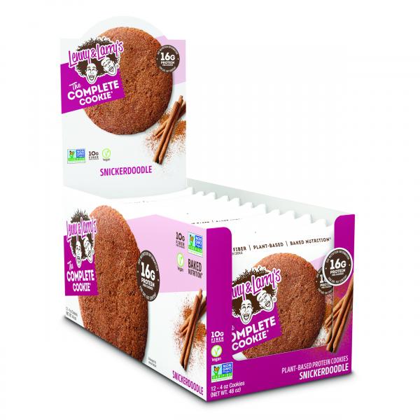 Lenny & Larry's Complete Cookie Snickerdoodle Complete Cookie 4 Ounce Size - 72 Per Case.