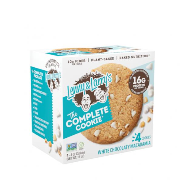 Lenny & Larry's Complete Cookie White Chocolate Macadamia Complete Cookie 4 Each - 18 Per Case.