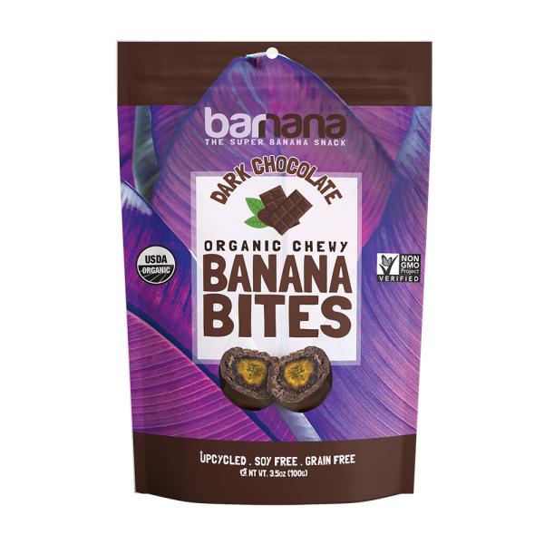 Barnana Chocolate Covered Banana Bites 1.4 Ounce Size - 36 Per Case.