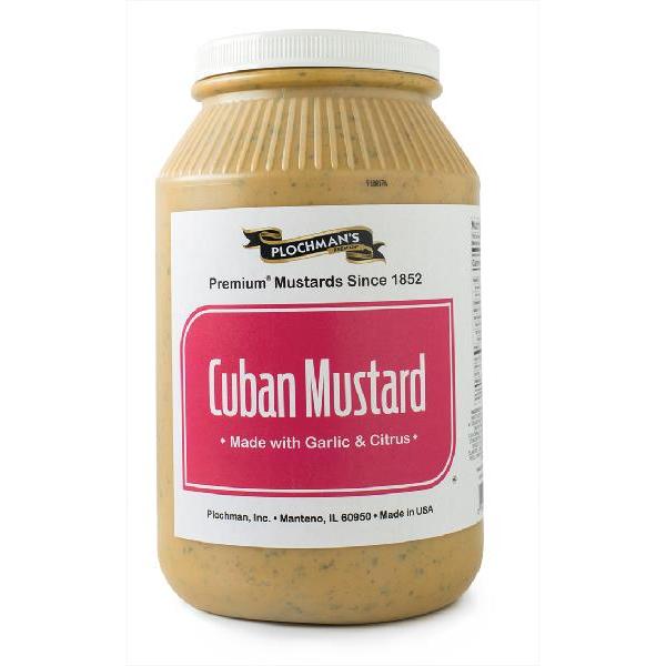 Plochman's Cuban Mustard 1 Gallon - 2 Per Case.