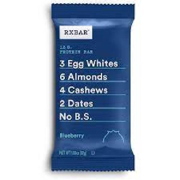 Rxbar Blueberry Protein Bar 1.83 Ounce Size - 72 Per Case.