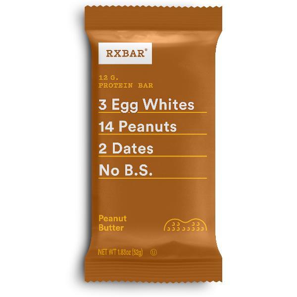 Rxbar Peanut Butter Protein Bar 1.83 Ounce Size - 72 Per Case.