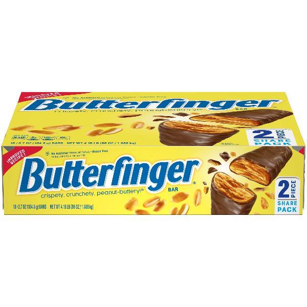 Nestle Butterfinger Share Pack 3.7 Ounce Size - 144 Per Case.