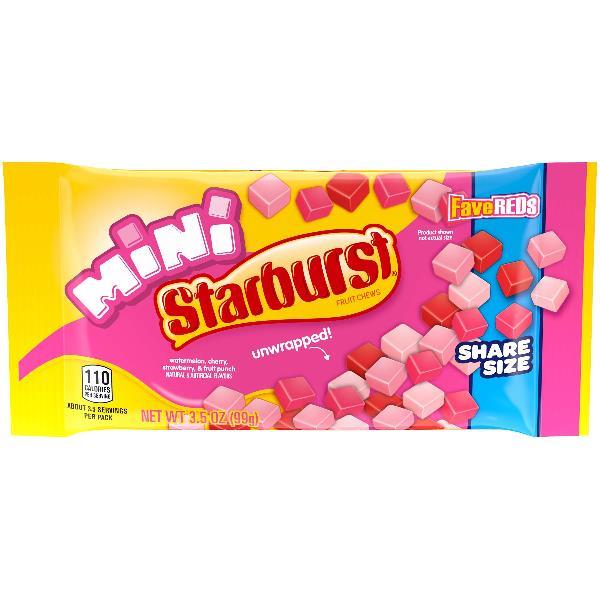 Starburst Minis Favereds Sharing Size 3.5 Ounce Size - 90 Per Case.