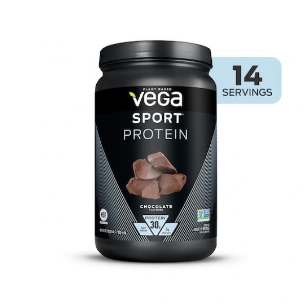 Vega Sport Protein Chocolate Tub 21.7 Ounce Size - 6 Per Case.