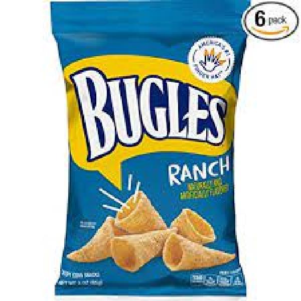Bugles™ Snack Ranch 3 Ounce Size - 6 Per Case.