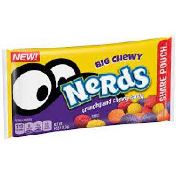 Big Chewy Nerds Jurassic World Package Share Pack 4 Ounce Size - 48 Per Case.