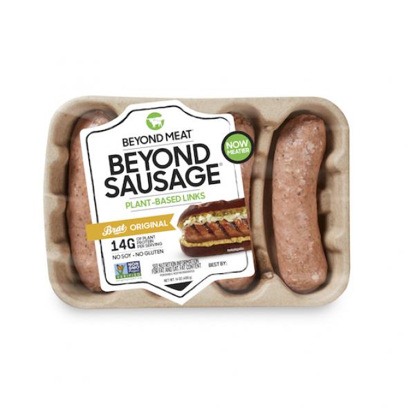 Beyond Meat Beyond Sausage™ Brat Original 14 Ounce Size - 8 Per Case.
