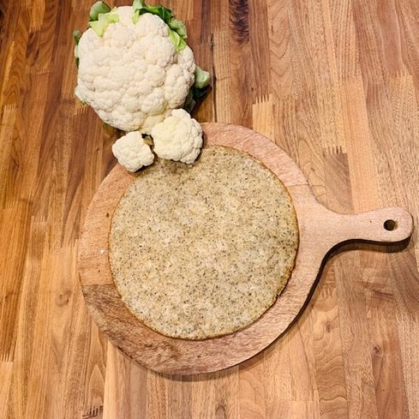 Gluten Free 9" Seasoned Cauliflower Pizza Crust 4.8 Ounce Size - 60 Per Case.