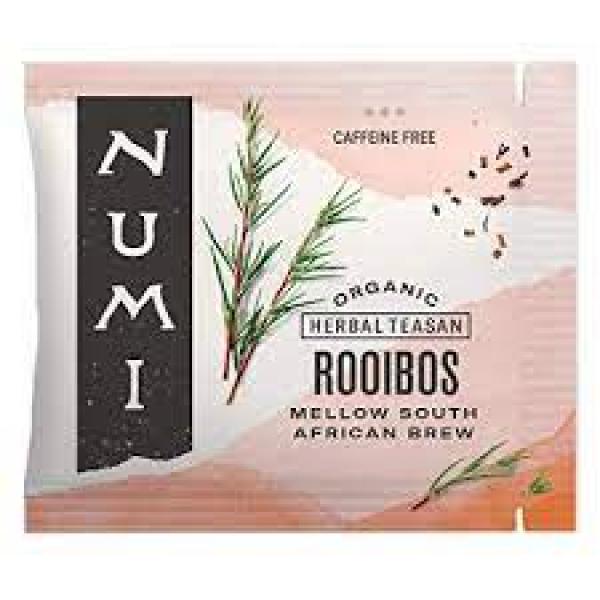 Numi Organic Tea Rooibos Herbal Tea 100 Count Packs - 1 Per Case.
