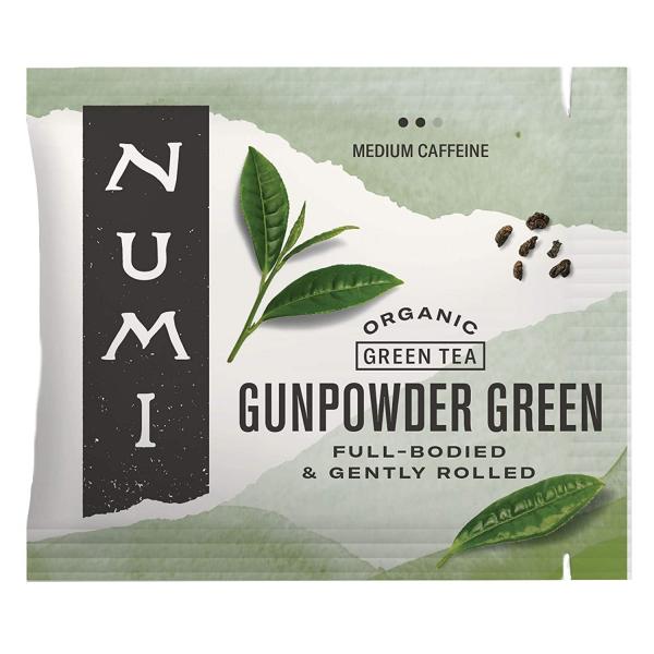 Numi Organic Tea Gunpowder Green Tea Tea Bags 0.73 Pound Each - 1 Per Case.