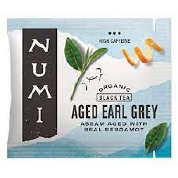 Numi Organic Tea Aged Earl Grey Black Tea 100 Count Packs - 1 Per Case.