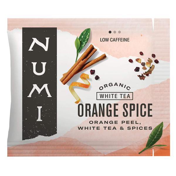 Numi Organic Tea Orange Spice White Tea 0.9 Pound Each - 1 Per Case.