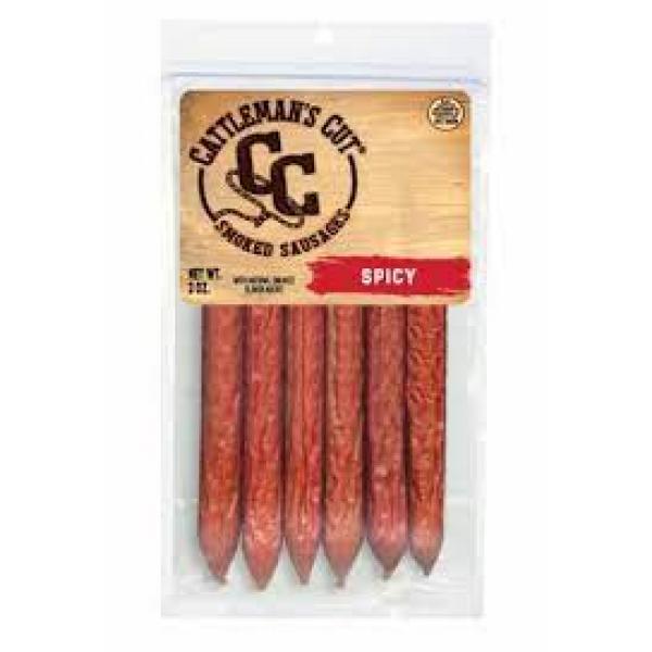 Cattlemans Cut Spicy Sticks3 Ounce Size - 64 Per Case.