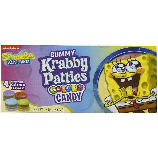 Krabby Patty Colors Theater Box 2.54 Ounce Size - 12 Per Case.