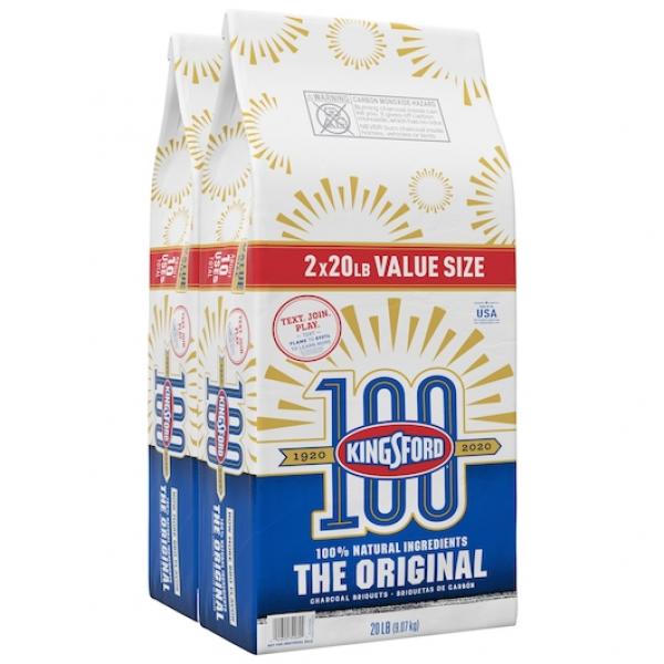 Original Charcoal Briquettes 40 Pound Each - 1 Per Case.