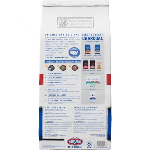 Original Charcoal Briquettes 40 Pound Each - 1 Per Case.