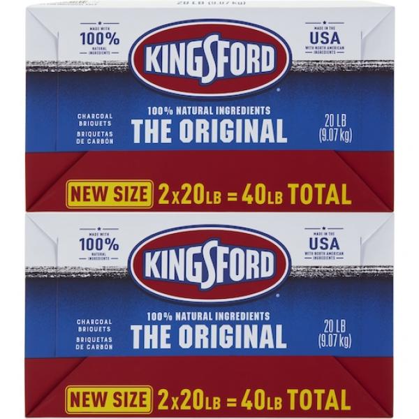 Original Charcoal Briquettes 40 Pound Each - 1 Per Case.