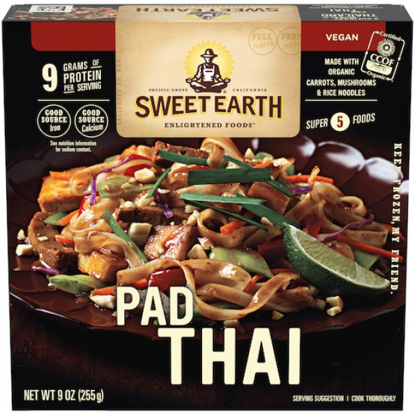 Sweet Earth Bowls Pad Thai X9 Ounce Size - 8 Per Case.