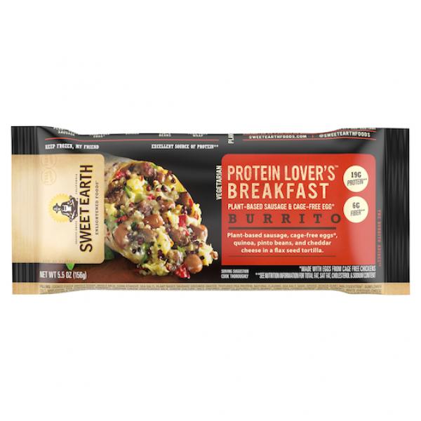 Sweet Earth Protein Lover's Breakfast Burrito 6 Ounce Size - 12 Per Case.