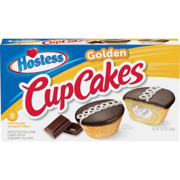 Hostess Golden Cupcake Multi Pack Frozen 12.7 Ounce Size - 6 Per Case.