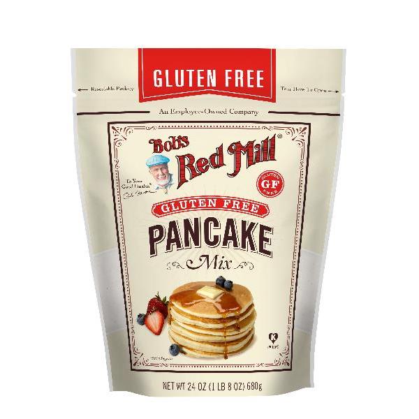 Bob's Red Mill Gluten Free Pancake Mix 24 Ounce Size - 4 Per Case.