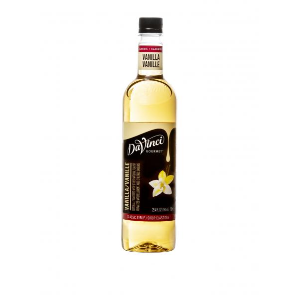 Davinci Gourmet Gourmet Vanilla Syrup 750 ML - 12 Per Case.