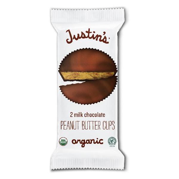 Justin's Milk Chocolate Peanut Butter Cup 1.4 Ounce Size - 72 Per Case.