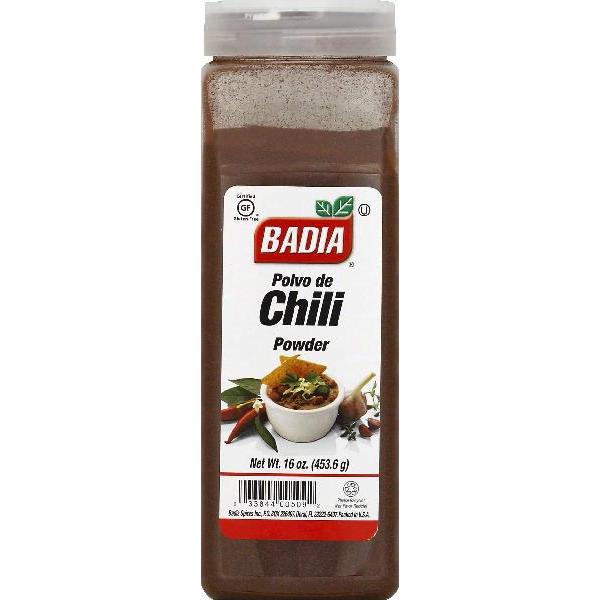 Badia Chili Powder 16 Ounce Size - 6 Per Case.