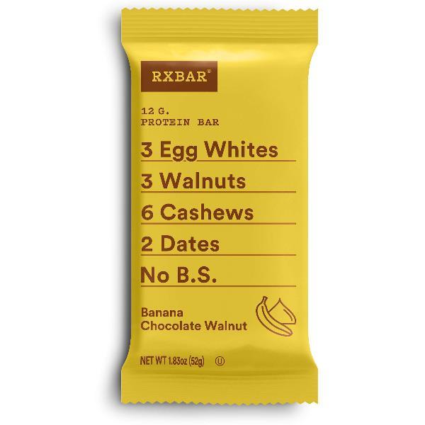 Rxbar Banana Chocolate Walnut Bar 1.83 Ounce Size - 72 Per Case.