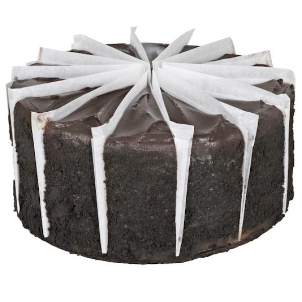 Annie's Euro American Bakery Premier Deep Dark Chocolate Cake 8.75 Pound Each - 2 Per Case.