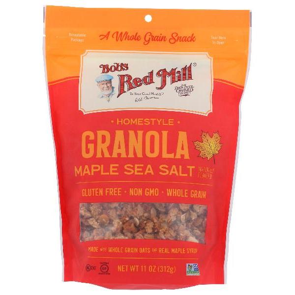 Bob's Red Mill Maple Sea Salt Granola 11 Ounce Size - 6 Per Case.