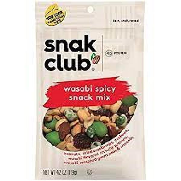 Snak Club Wasabi Delight Mix 4.2 Ounce Size - 6 Per Case.